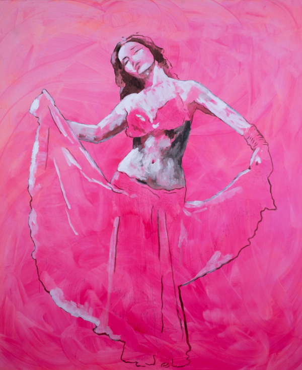 Desire, 2025, Oil on canvas, 120 x 100 cm.