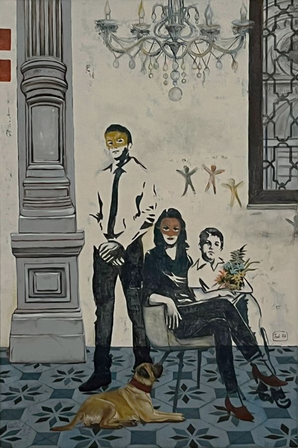 The Tale is Over, 2024, Oil on canvas, 150 x 100 cm.