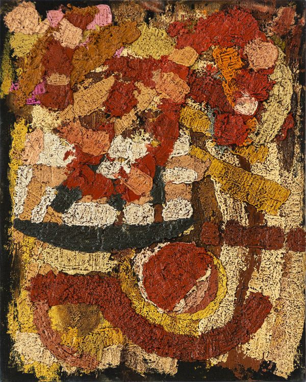 The City XII, 2023, Oil impasto on board, 30 x 25 cm.