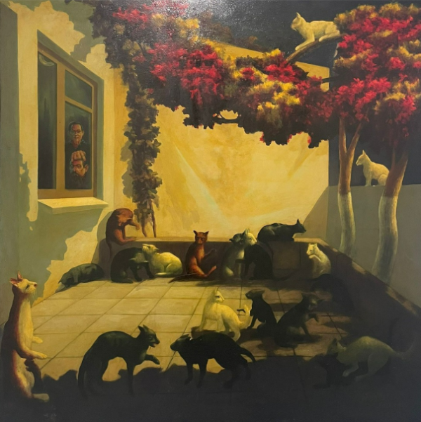 Salome, 2000-2002, Oil on canvas, 150 x 150 cm.