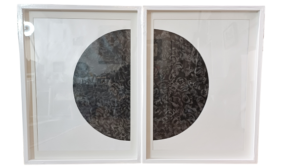 Difference and Repetition 3, 2025, Mixed media on paper, 160 x 120 cm.