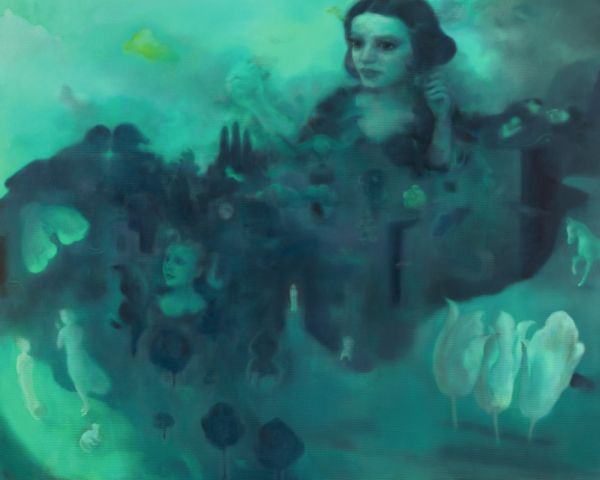 Garden of Life, 2024, Oil on canvas, 112 x 140 cm.