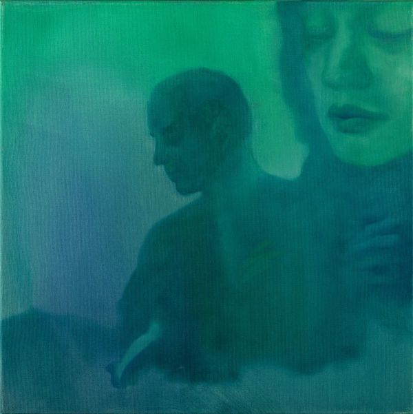 Love And Order, 2025, Oil on canvas, 50 x 50 cm.